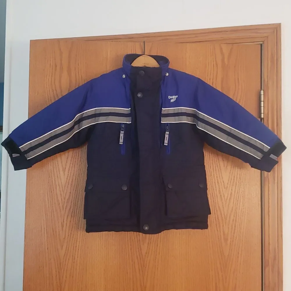 EUC Oshkosh B'Gosh Lined Winter Coat Jacket Sz 4